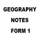 Geography Form One Notes