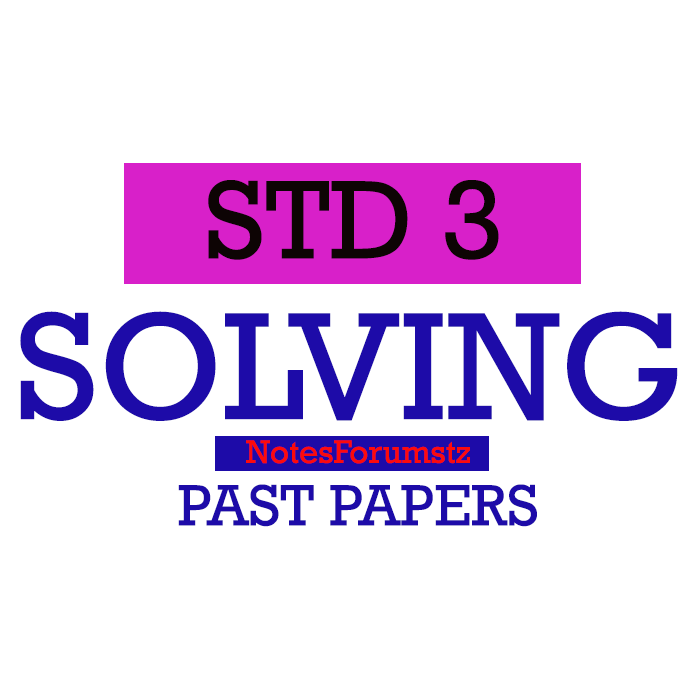Standard Three Joint Exam KIPCO 2024 - English Medium