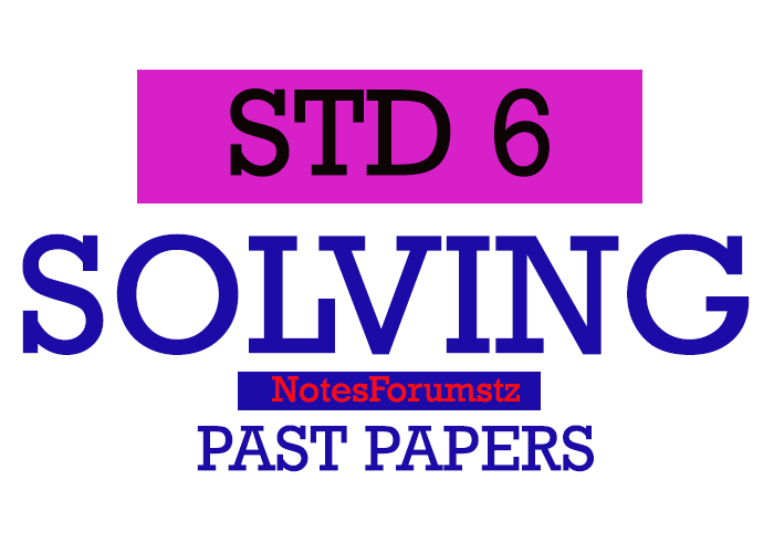 New Format Standard Seven Examination