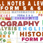 Advanced Level Full Notes