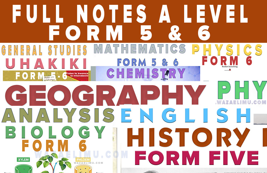 Advanced Level Full Notes