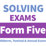Physics Form Five Spiral Exams